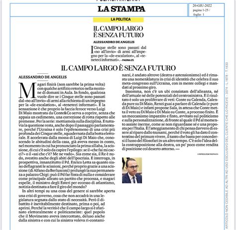 Carlo Calenda On Twitter La Tesi Se Non Entri Nel Campo Largo