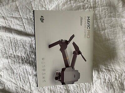 Dji Mavic Pro Platinum Drone Fly More Combo Pre Owned Free Shipping Ebay