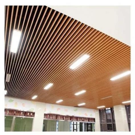 Aluminium Galvanized Aluminum Baffle Wall Ceiling Mmx Mm For