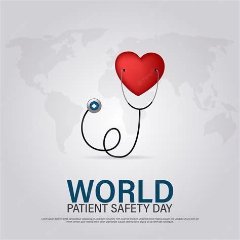 Premium Vector World Patient Safety Day