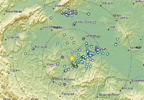 Jo Jedan Potres Na Banovini Magnituda Je Bila Lagani Udar Pa