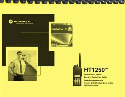 MOTOROLA HT1250 HANDHELD Radio USER GUIDE OWNER'S MANUAL $27.39 ...