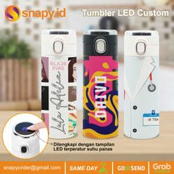 Jual Custom Tumbler Botol Termos H Led Suhu Murah Sovenir Promo