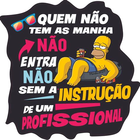 Adesivo Hommer Simpsons P Carro Moto Quem N O Tem As Manh Shopee Brasil