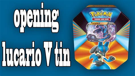 Opening A Pokémon V Forces Tin Lucario V Youtube