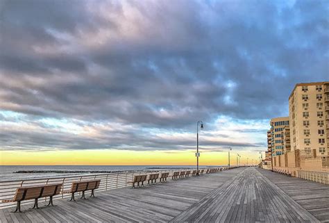 Long Beach Boardwalk Photograph By Adam Mordetsky