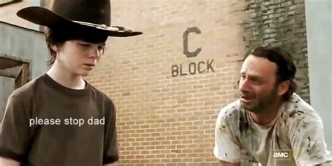 35 Of The Best Walking Dead Carl Meme Coral Dad Jokes