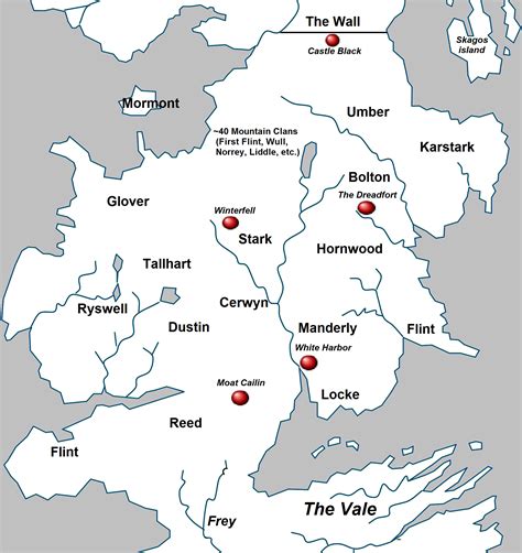 Image - Political map of the North.png | Game of Thrones Wiki | FANDOM powered by Wikia