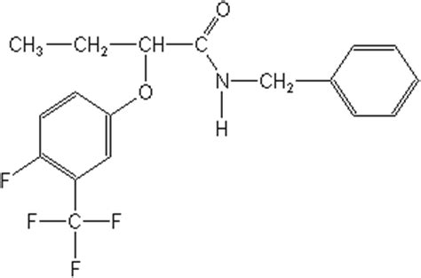 Beflubutamid 氟丁酰草胺 2 4 fluoro 3 trifluoromethyl phenoxy N