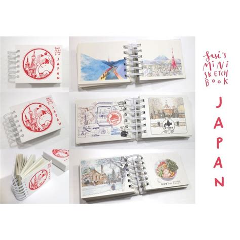 หนงสอทองเทยว Sasi s mini sketch book JAPAN ศศ มนสเกตซบค รวม