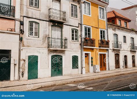 Traditional European Architecture Beautiful Old Houses On The Street