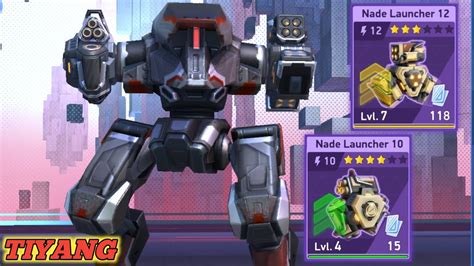 Nade Launcher Showdown Guardian Epic Gameplay Mech Arena YouTube