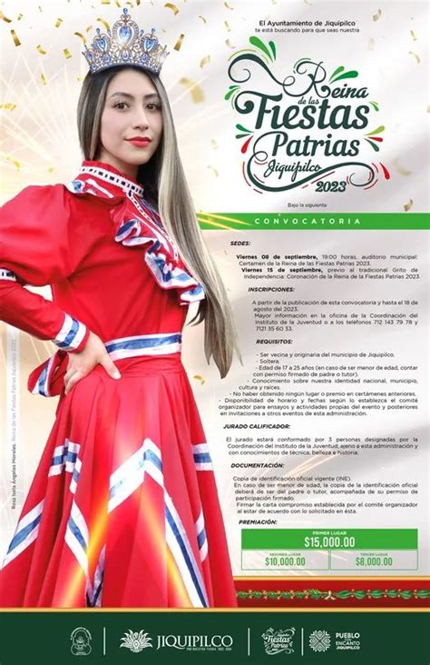 Anímate Y Participa En El Certamen De Reina De Las Fiestas Patrias En