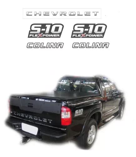 Adesivo Chevrolet S10 Colina Flexpower 2009 2010 2011 11733 Cor PRATA