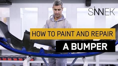 How To Paint And Repair A Bumper Complete Process Youtube