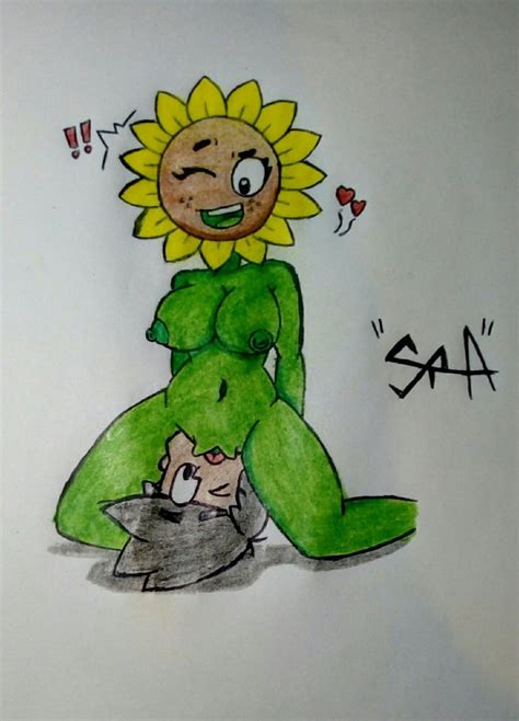 Rule 34 Cunnilingus Facesitting Plantie Plants Vs Zombies Pussy Sra1350 Sunflower Pvz Tagme