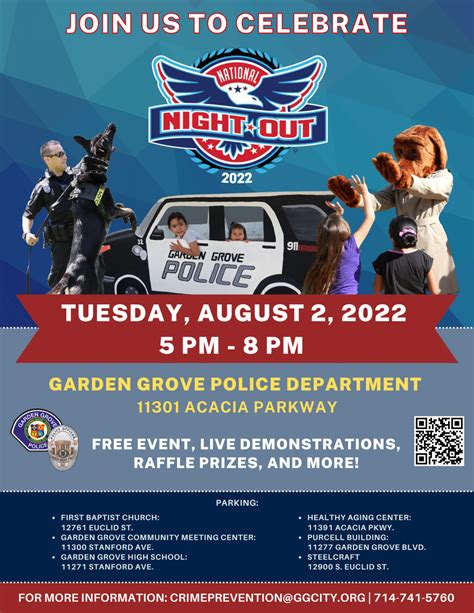 Garden Grove Police Department National Night Out 2022 City Of