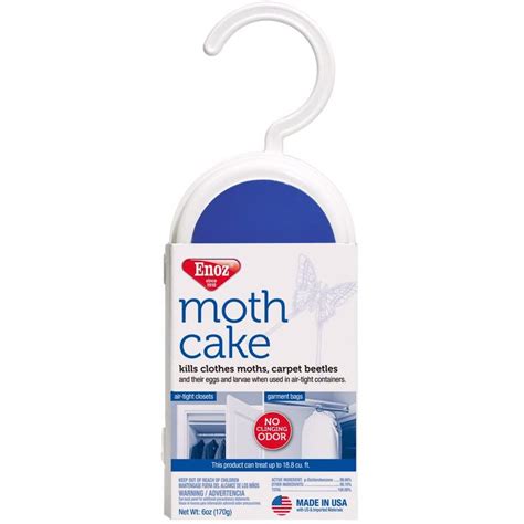 Enoz Moth Cake Kills Clothes Moths Carpet Beetles And Eggs And