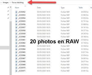 Comment faire du focus Stacking avec un reflex ou un hybride Nikon