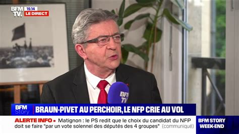 D Une Certaine Mani Re Oui Jean Luc M Lenchon Reconna T Un Chec