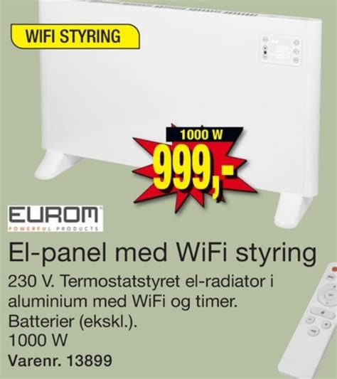 Eurom Elradiator Tilbud Hos Harald Nyborg