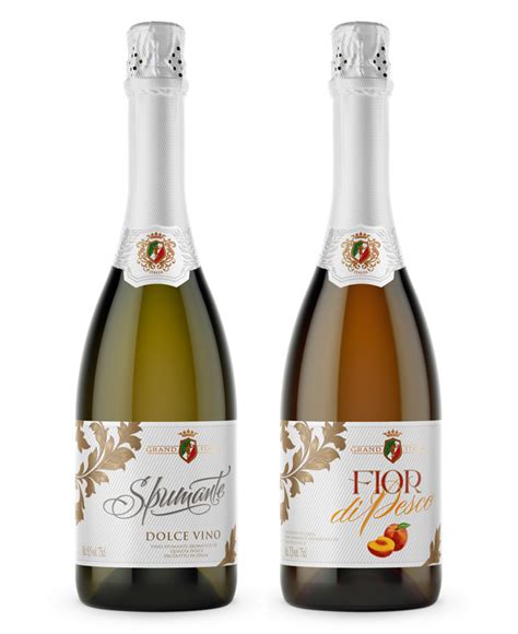Spumante, Grand Italia – дизайн этикетки