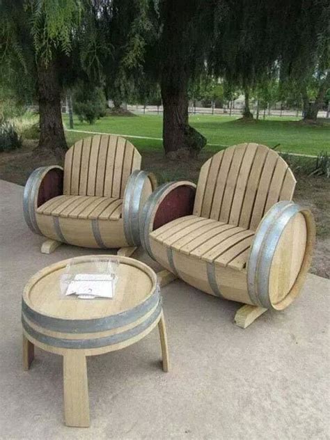 Salon De Jardin Tonneaux Backyard Furniture Barrel Furniture