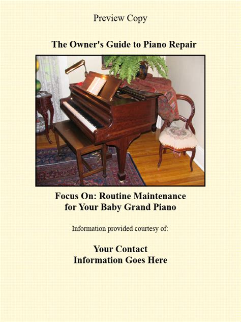 Piano Troubleshooting Guide Free Download