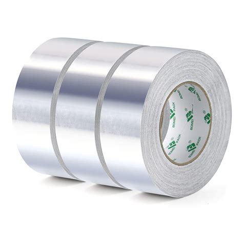 Bomei Pack Rolls Aluminum Foil Tape Resistant High Temperature Mm