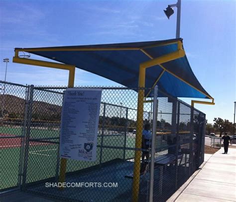 Canopy Shade Dugout Baseball Softball