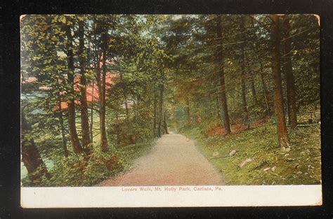 1907 POSTAL HISTORY 5 POSTMARKS Lovers Walk Mt Holly Park Mount Holly Springs PA | eBay