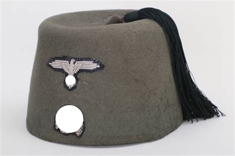 Ratisbon S Waffen Ss Grey Fez Discover Genuine Militaria Antiques