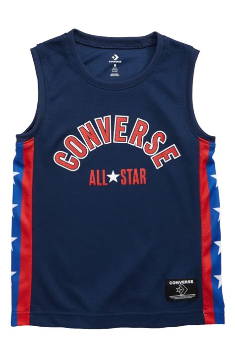 Заказать Детские футболки Звездная полоса Mesh Tank (Биг Бойз) Converse ...