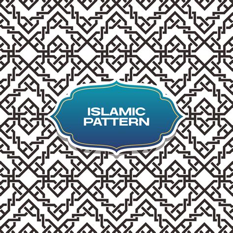 seamless islamic arabic geometric pattern vector art  vector