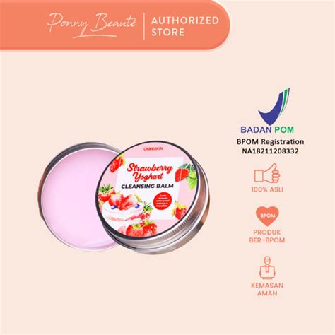 Omniskin Strawberry Yoghurt Meltaway Cleansing Balm 20gr Lazada