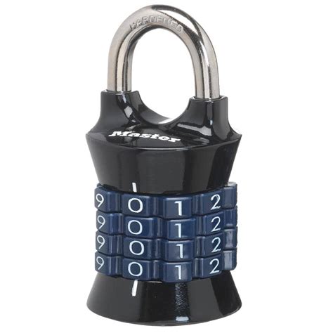 Master Lock Combination Locker Lock Resettable Assorted Colors