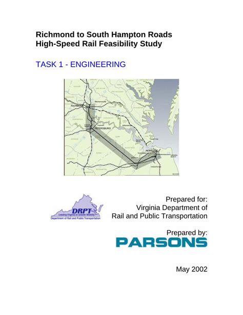 Pdf Richmond To South Hampton Roads Drpttask Report Engineering