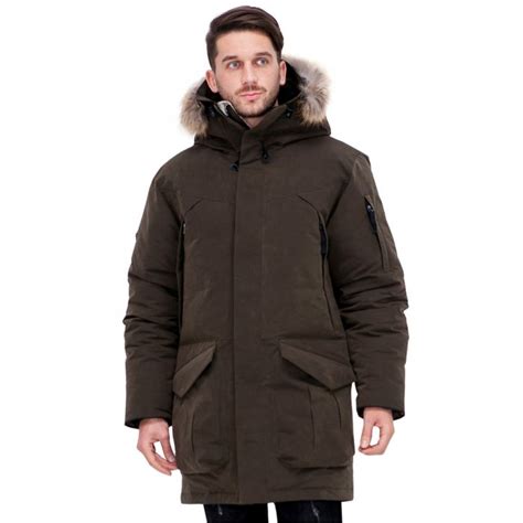 Купить мужскую парку пуховик BASK Alkor