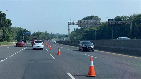 Kebijakan Contra Flow Dan One Way Di Tol Japek Resmi Ditutup Senin Dini