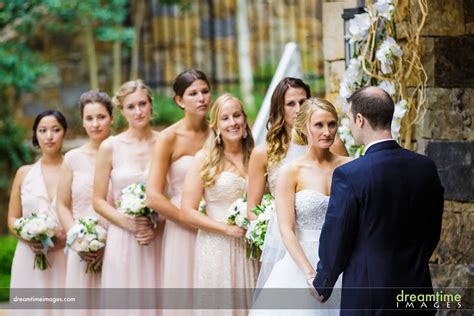 Epic Wedding Ceremony With Aisle Over Pool at Vail Four Seasons