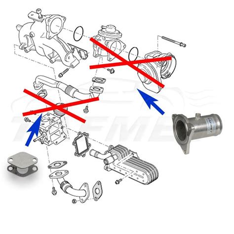 Egr Removal Delete Kit For Vw Audi Seat Skoda With Tdi Axr Bkc