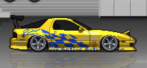 Mitsuru Haraguchi Mazda RX-7 FC3S : r/PixelCarRacer