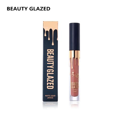 BEAUTY GLAZED Lip Gloss Matte Not Faded Moisturizer Beauty Sexy Nude Liquid Lipstick Long