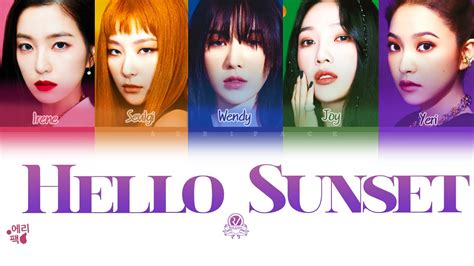 RED VELVET Hello Sunset Tradução codificada em cores Legendado HAN