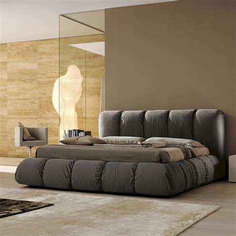 Astrid Gray Fabric Low Headboard Bed Frame King Size – CASVADA