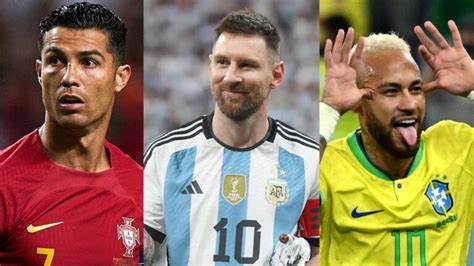 Cristiano Ronaldo Messi E Neymar Lideram A Lista De Jogadores Mais Bem