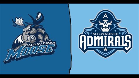 Manitoba Moose V Milwaukee Admirals Youtube