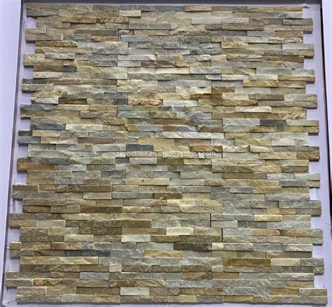 Marble Quartz Wall Decorative Stacked Ledge Culture Stone Veneer Panel