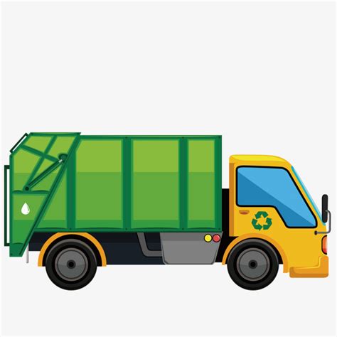 Garbage Truck Vector Art at GetDrawings | Free download