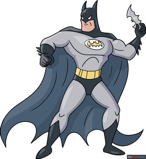 How to Draw Batman - Easy Step by Step Tutorial | Easy Drawing Guides